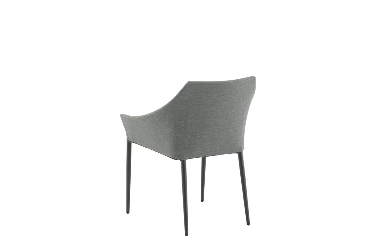 2er Set - Gartenstuhl Sophia aus Aluminium/Polyester