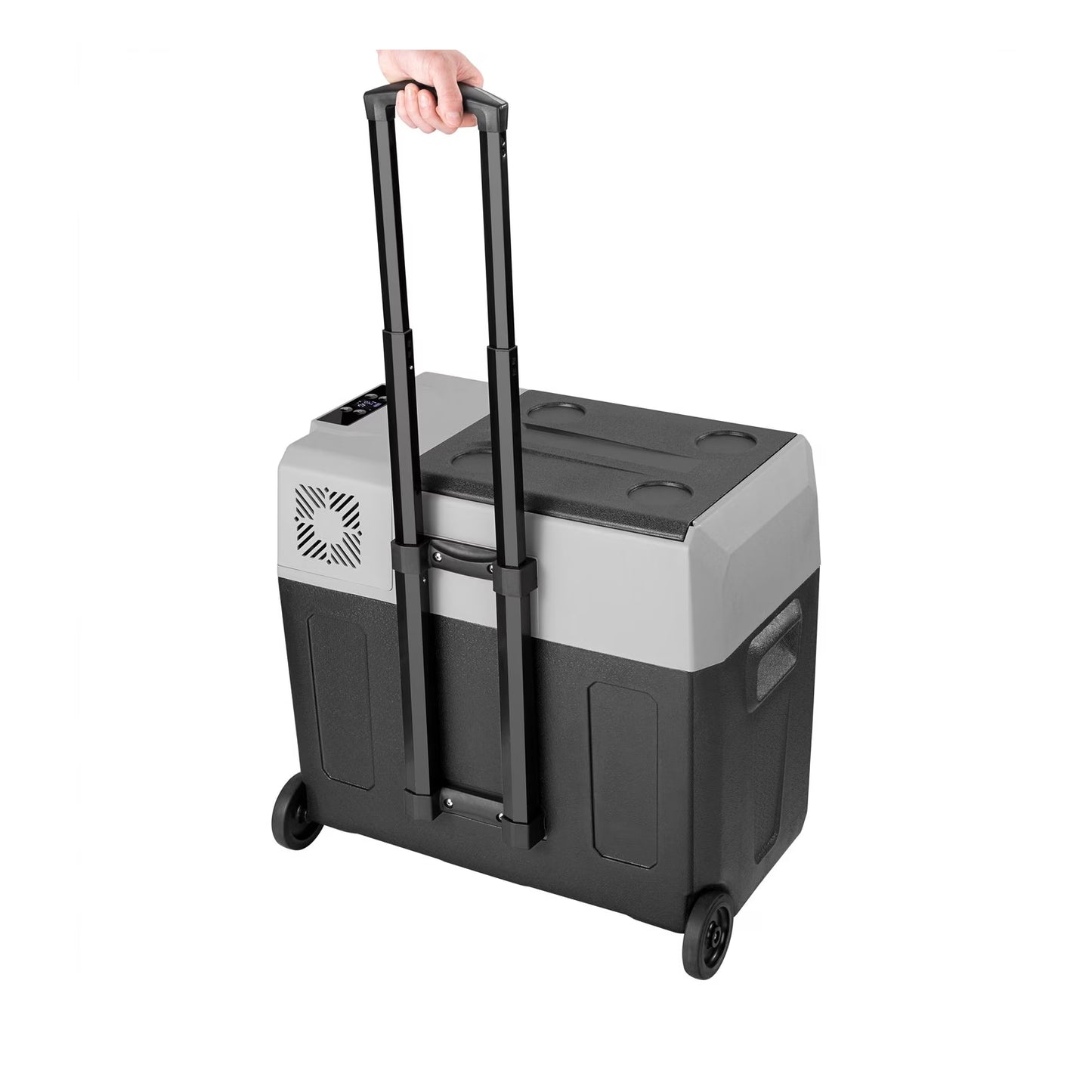 Juskys Kompressor Kühlbox Yukon 50 Liter für Auto, Lkw, Camping - 12/24/230 V Kompressorkühlbox