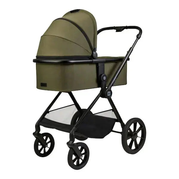 B-Ware Moon Clikk Kombikinderwagen Buggy Kinderwagen Moss Green Melange Faltbar Leicht