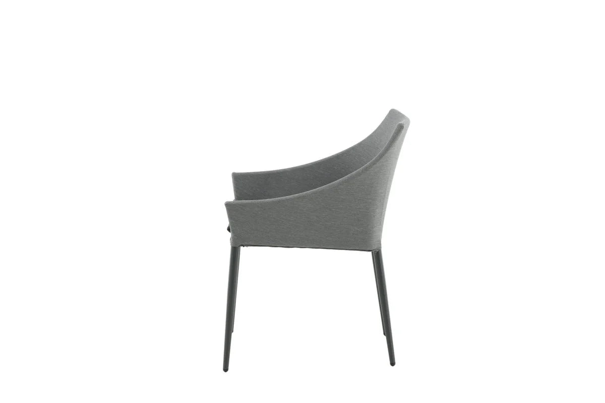 2er Set - Gartenstuhl Sophia aus Aluminium/Polyester