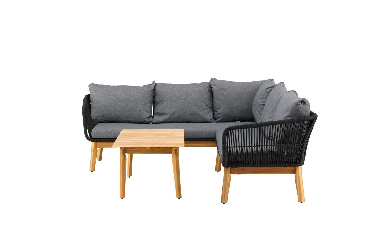 Garten Lounge Set Renavo – 2 teiliges Set aus Akazie & Polyester
