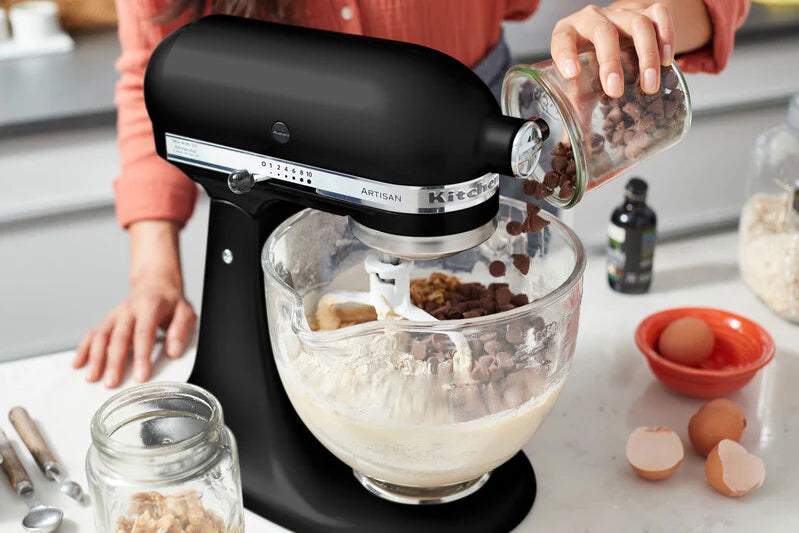 KitchenAid 4,8 L 5KSM175 Artisan Küchenmaschine Pastalover mit Nudelwalzen 3er- Set