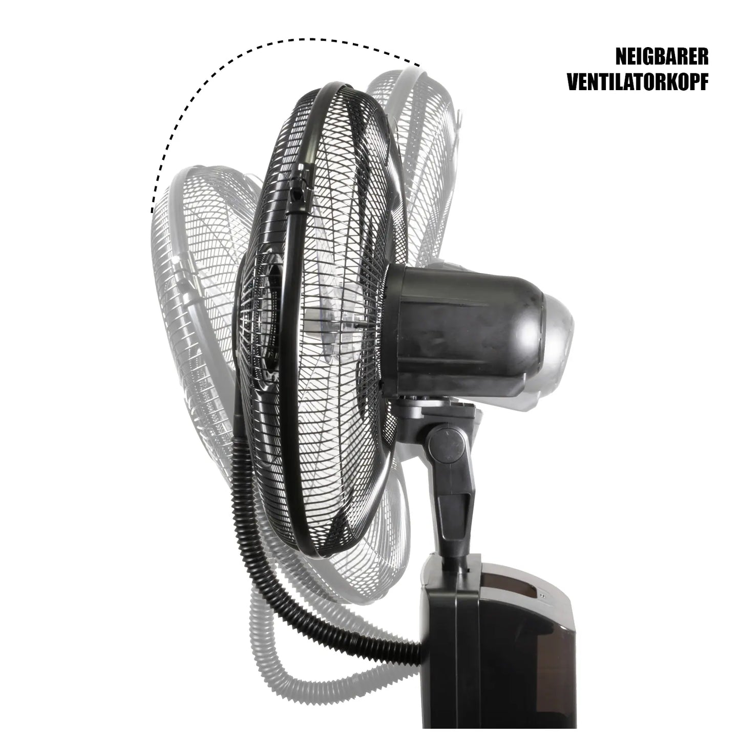 MAUK 16" Ventilator mit Sprüh - Nebel - Kühlung 80W
