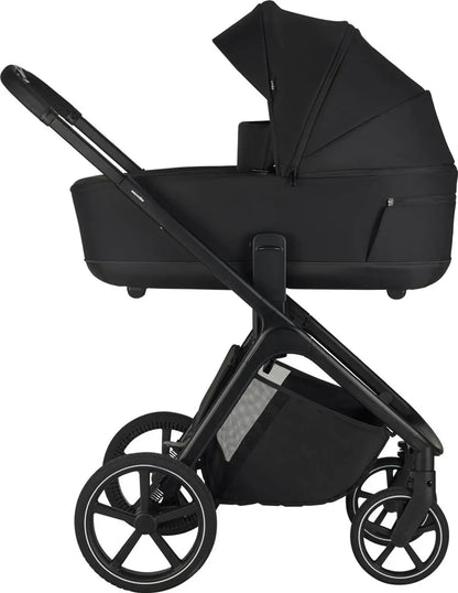 B-Ware Easywalker Kinderwagen Buggy Zoey Pure Black Sitz Babywanne Einkaufskorb