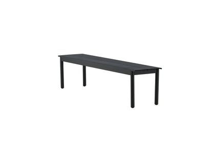 Gartenbank Egypt - aus robustem schwarzem Aluminium