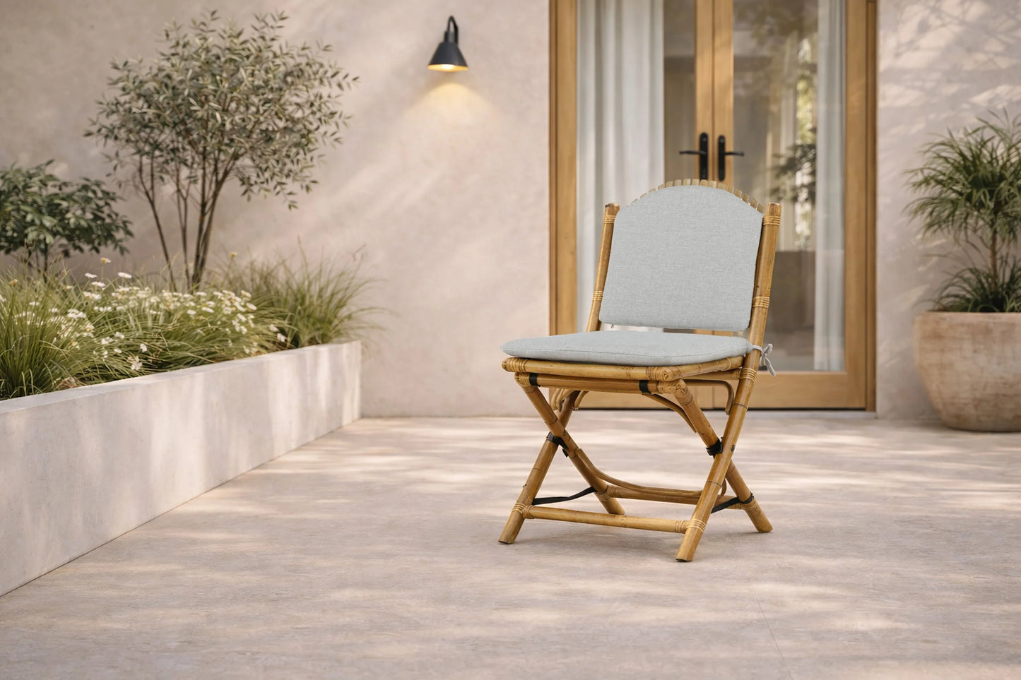 Gartenstuhl Koni - aus Rattan in Naturoptik
