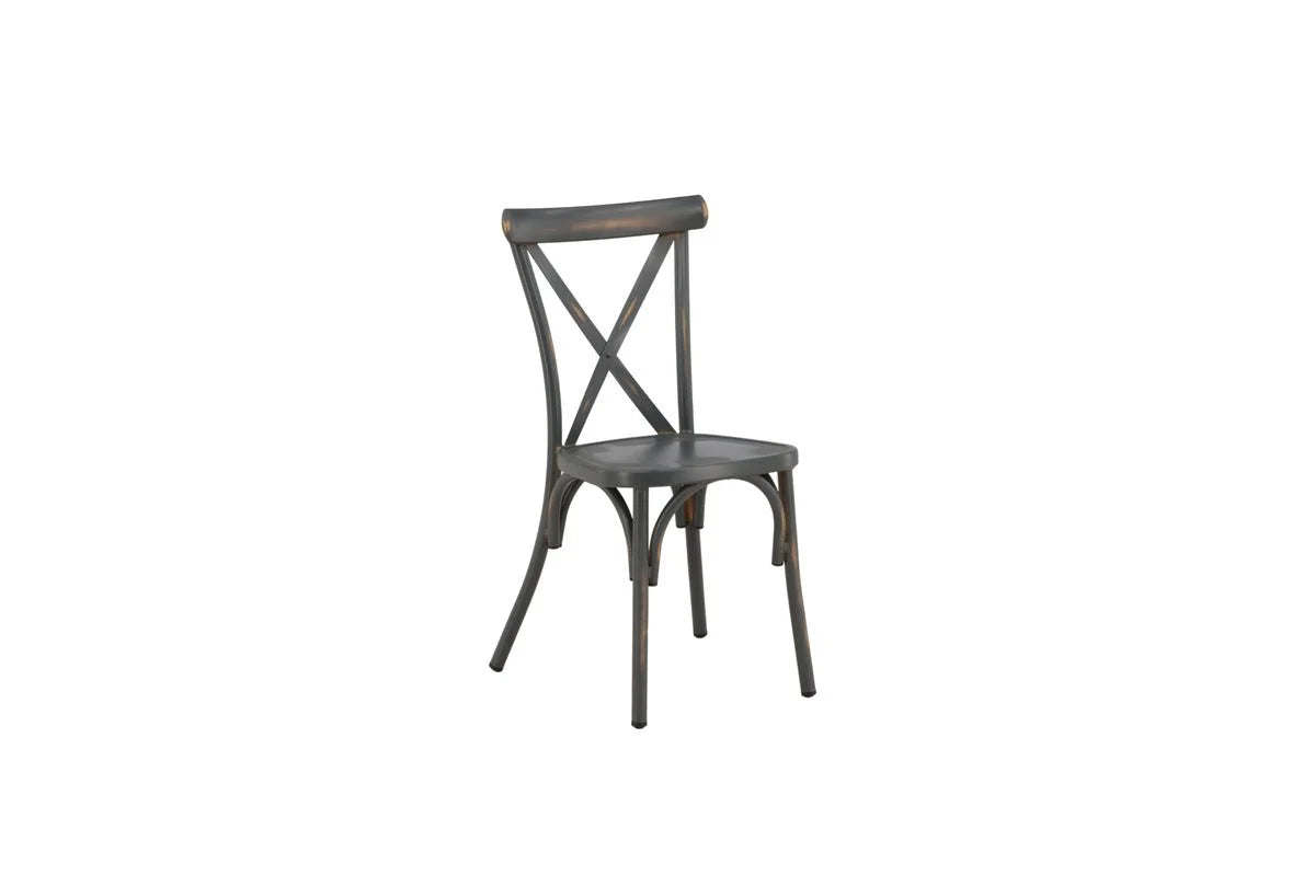 2er Set - Gartenstuhl Ellen aus Aluminium