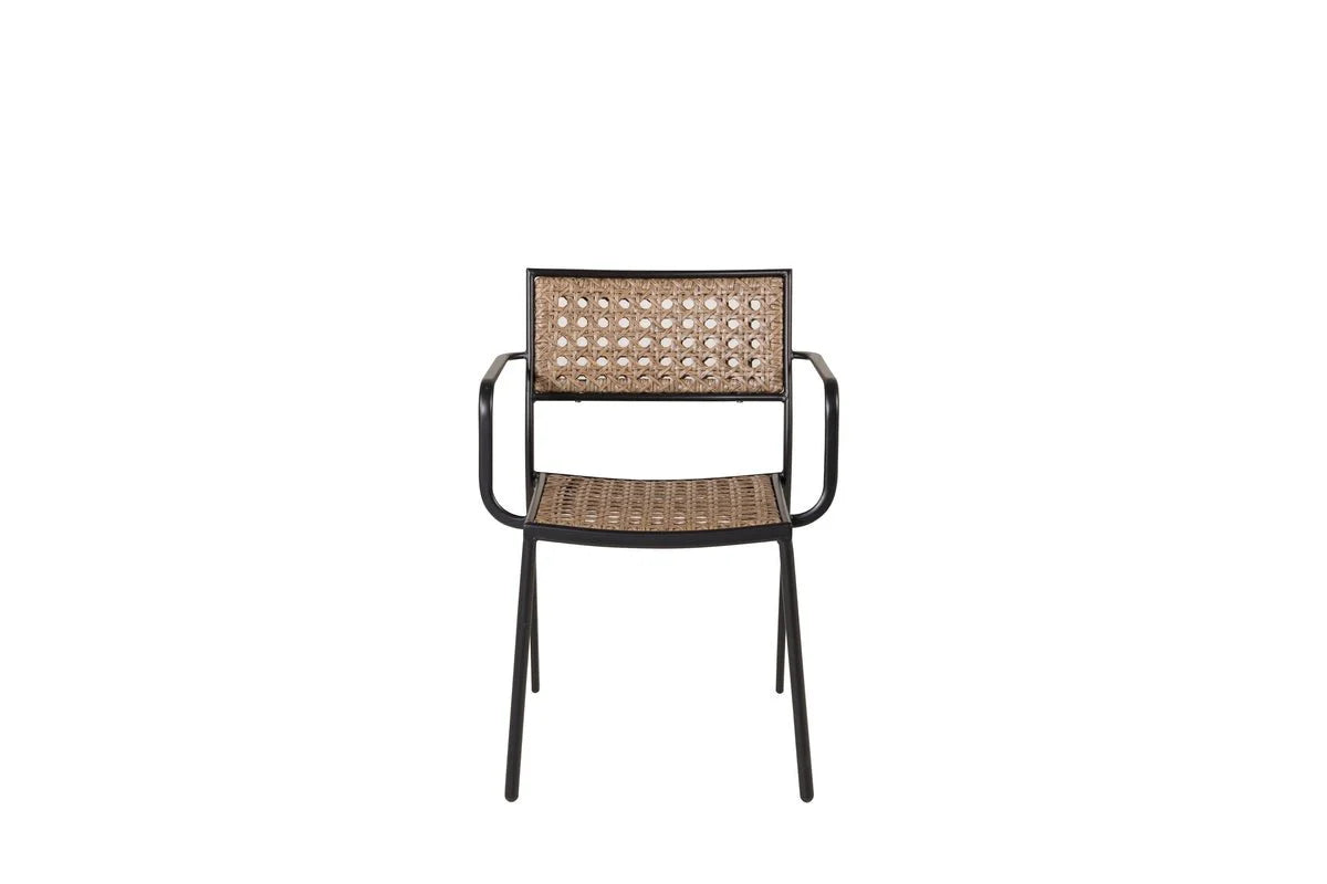 4er Set - Gartenstuhl Marave aus Rattan inkl. Kissen