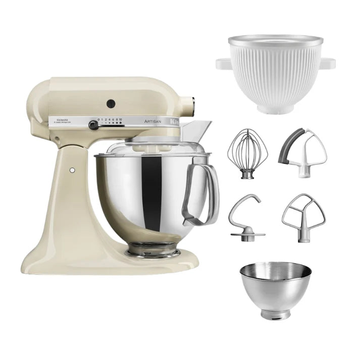 KitchenAid 4,8 L 5KSM175 Artisan Küchenmaschine Icelover mit Eiszubereiter