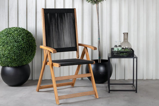 2er Set - Gartenstuhl George aus Akazie/Polyester
