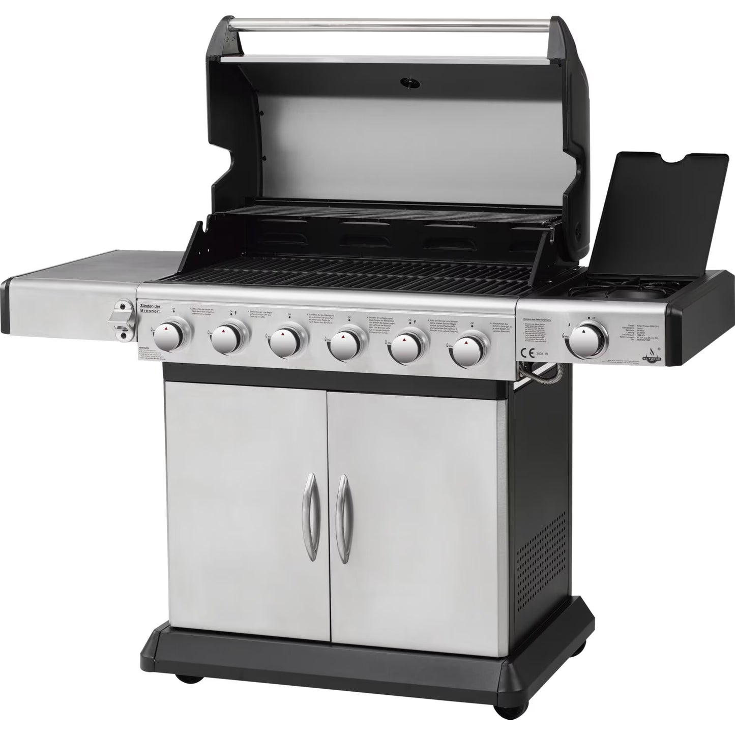 El Fuego Deluxe Edelstahl-Gasgrill