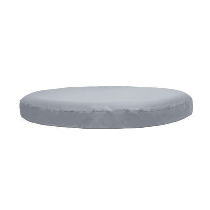 HOME DELUXE Outdoor Whirlpool aufblasbar SPLASH inkl. Abdeckung - Ø208 cm 6 Personen Uni Grau
