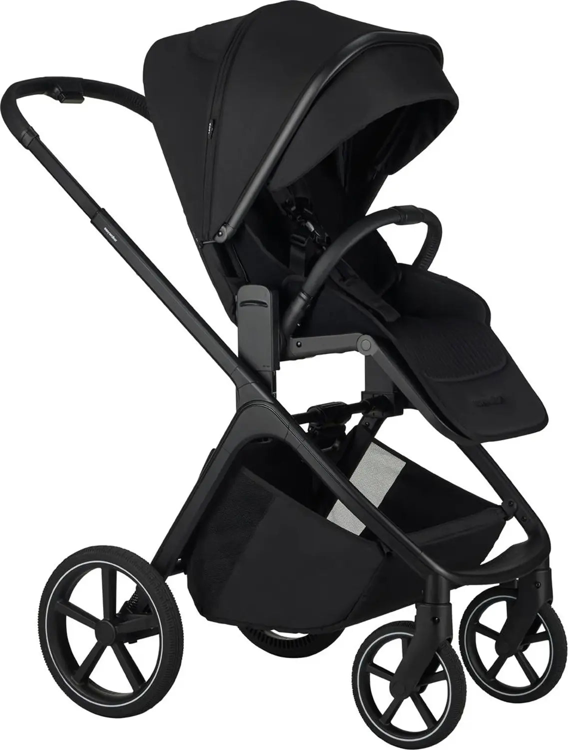 B-Ware Easywalker Kinderwagen Buggy Zoey Pure Black Sitz Babywanne Einkaufskorb