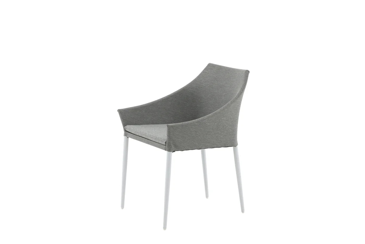 2er Set - Gartenstuhl Sophia aus Aluminium/Polyester