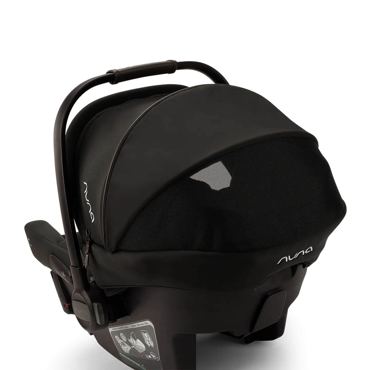 B-Ware Nuna Pipa Urbn Babyschale Autositz Kindersitz Caviar Integriertem Isofix System