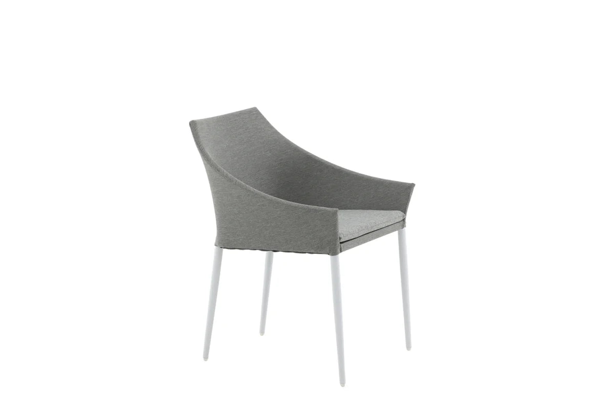2er Set - Gartenstuhl Sophia aus Aluminium/Polyester