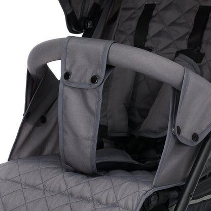 B-Ware Little One Buggy Kinderwagen Sportwagen Tommi Grau Liegefunktion Stauraum Gurt