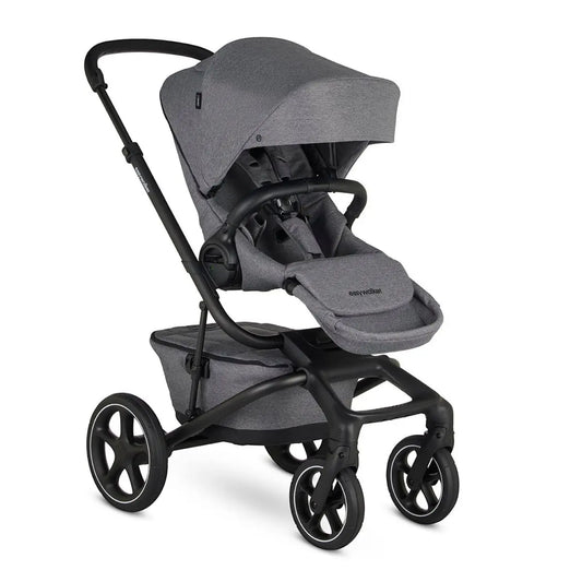 B-Ware Easywalker Kinderwagen Buggy Jimmey Iris Grey Kinderwagen Sitz Grau Einkaufskorb
