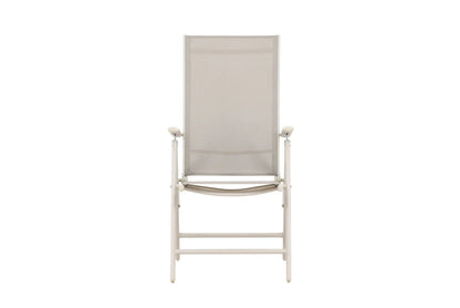2er - Set Gartenstuhl Luma - ein klappbarer Stuhl in schlichtem Beige