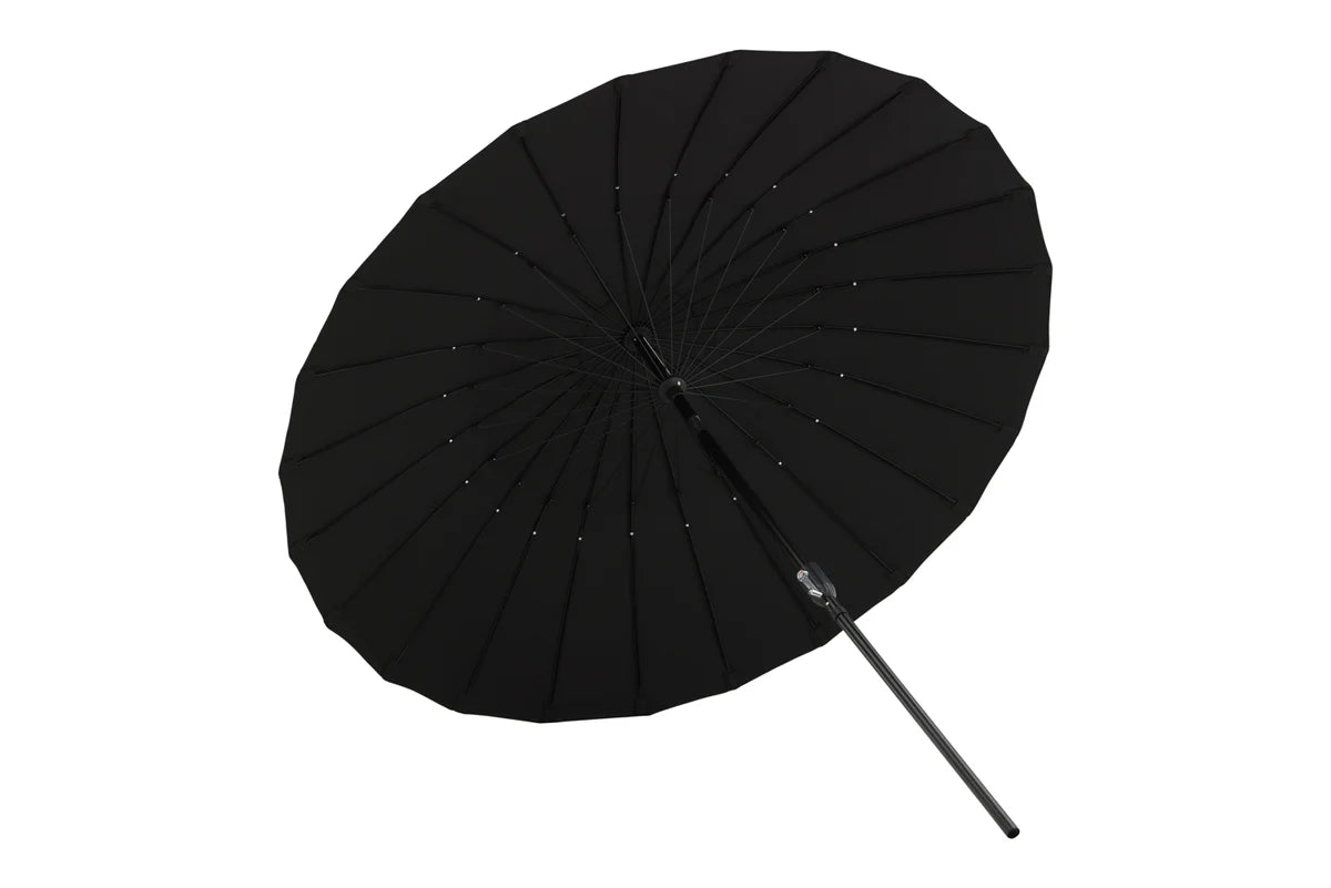 Garten Sonnenschirm Palma – Ø270 cm verfügbar in Weiß, Schwarz, Grau und Blau