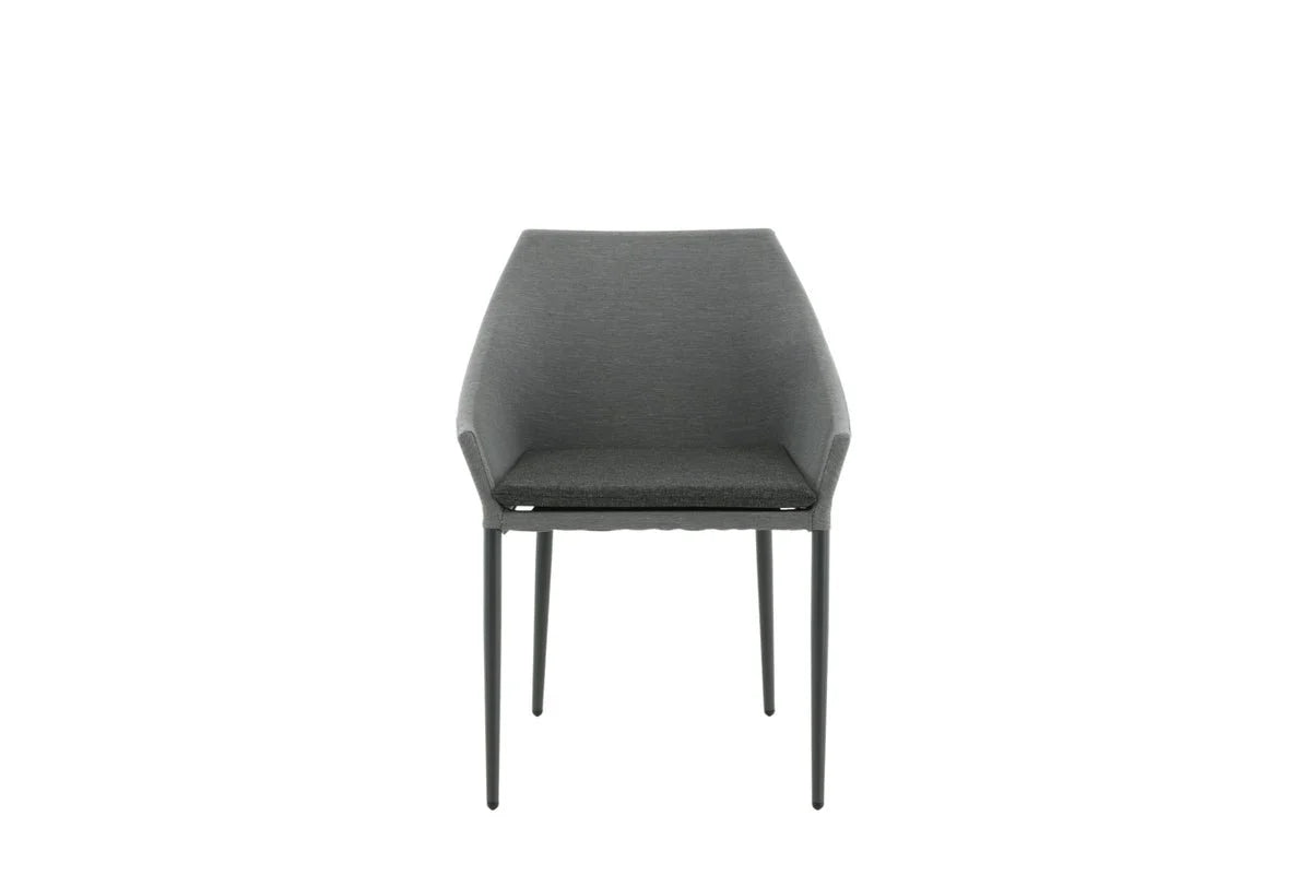 2er Set - Gartenstuhl Sophia aus Aluminium/Polyester