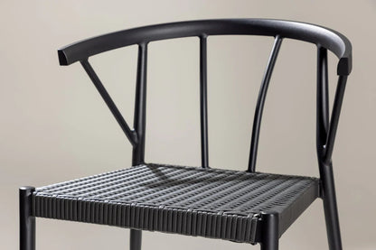 6er Set - Gartenstuhl Tina aus Rattan/Aluminium