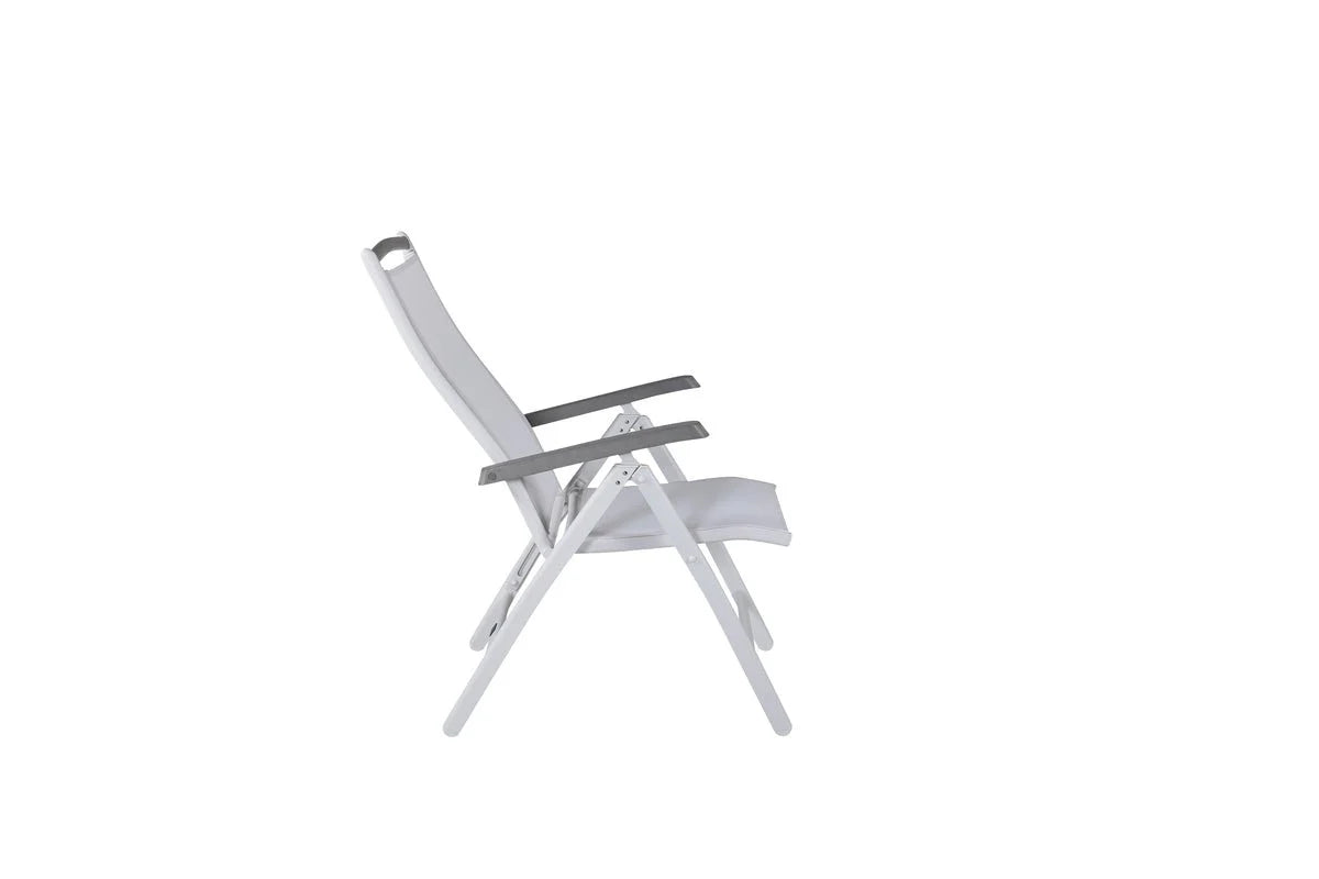 2er Set - Gartenstuhl Kara - Gestell aus Aluminium, verstellbar