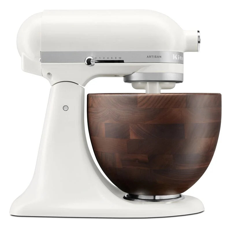 KitchenAid 4,7 L 5KSM156WBEPL Artisan Küchenmaschine mit Walnussschüssel