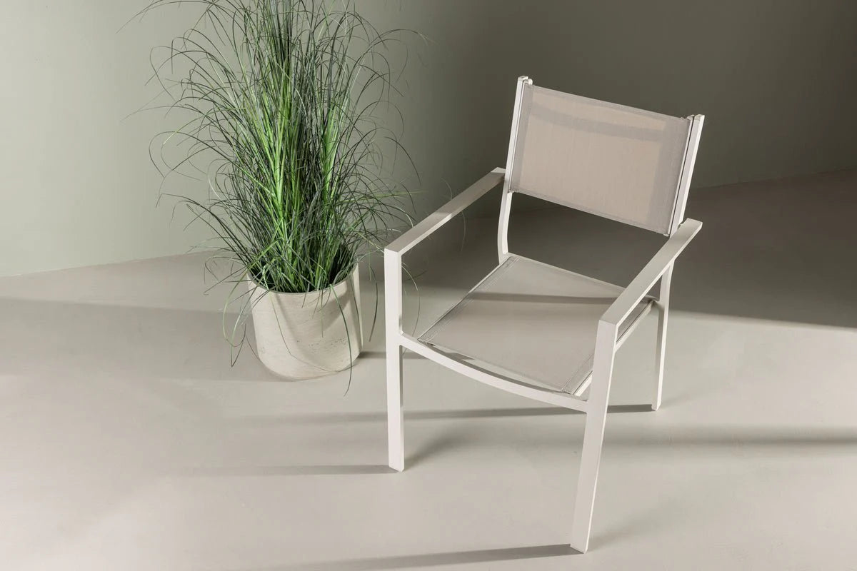2er Set - Gartenstuhl Karibik aus Aluminium/Textilene