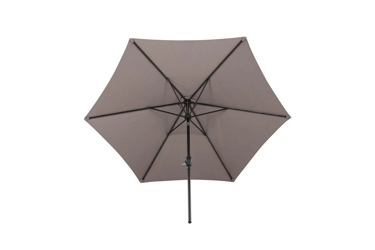 Sonnenschirm Imperia – Ø300 cm aus grauem Polyester