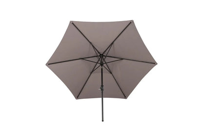 Sonnenschirm Imperia – Ø300 cm aus grauem Polyester