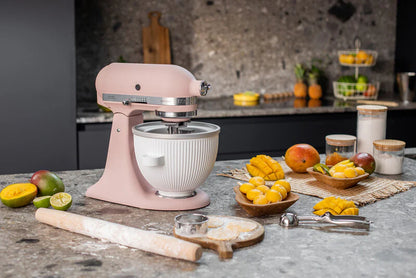 KitchenAid 4,8 L 5KSM175 Artisan Küchenmaschine Meatlover mit Ganzmetall- Fleischwolf und Spritzgebäckvorsatz