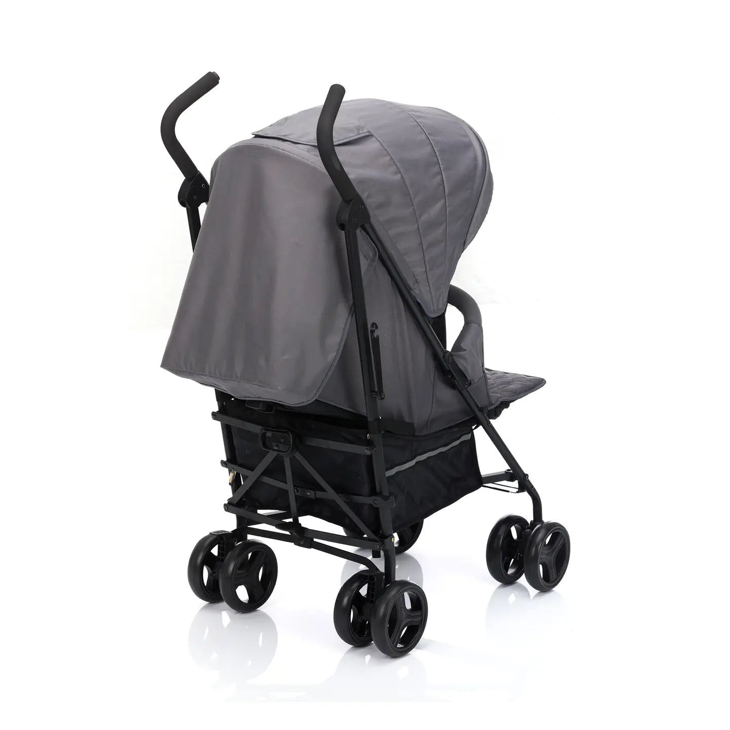 B-Ware Little One Buggy Kinderwagen Sportwagen Tommi Grau Liegefunktion Stauraum Gurt