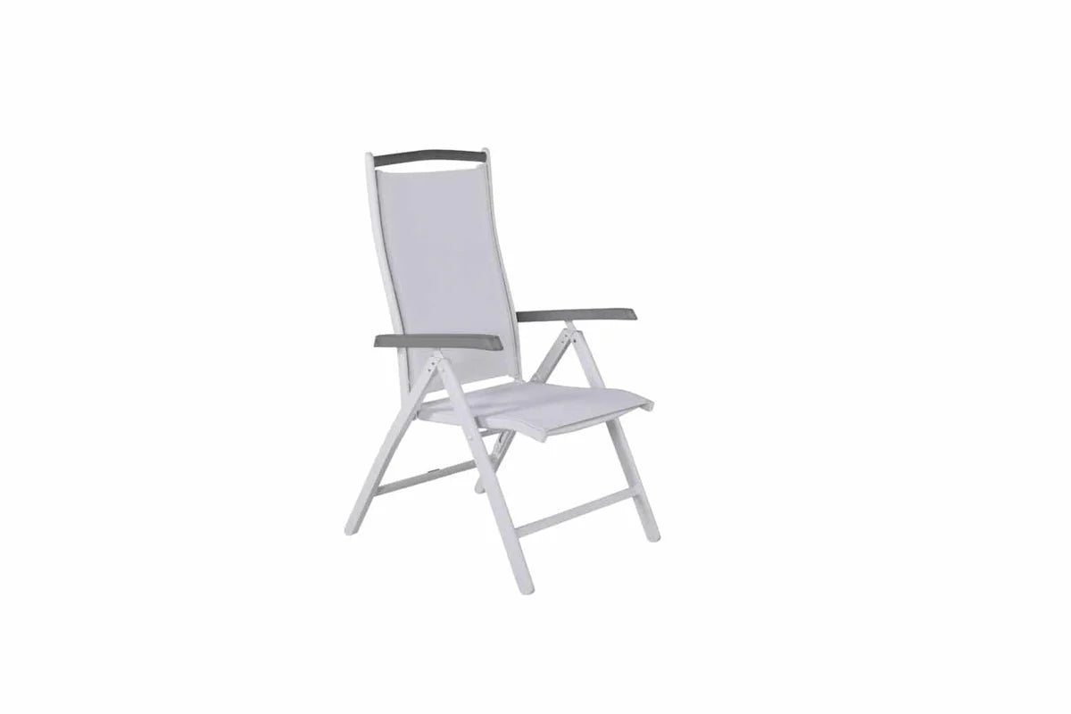 2er Set - Gartenstuhl Kara - Gestell aus Aluminium, verstellbar