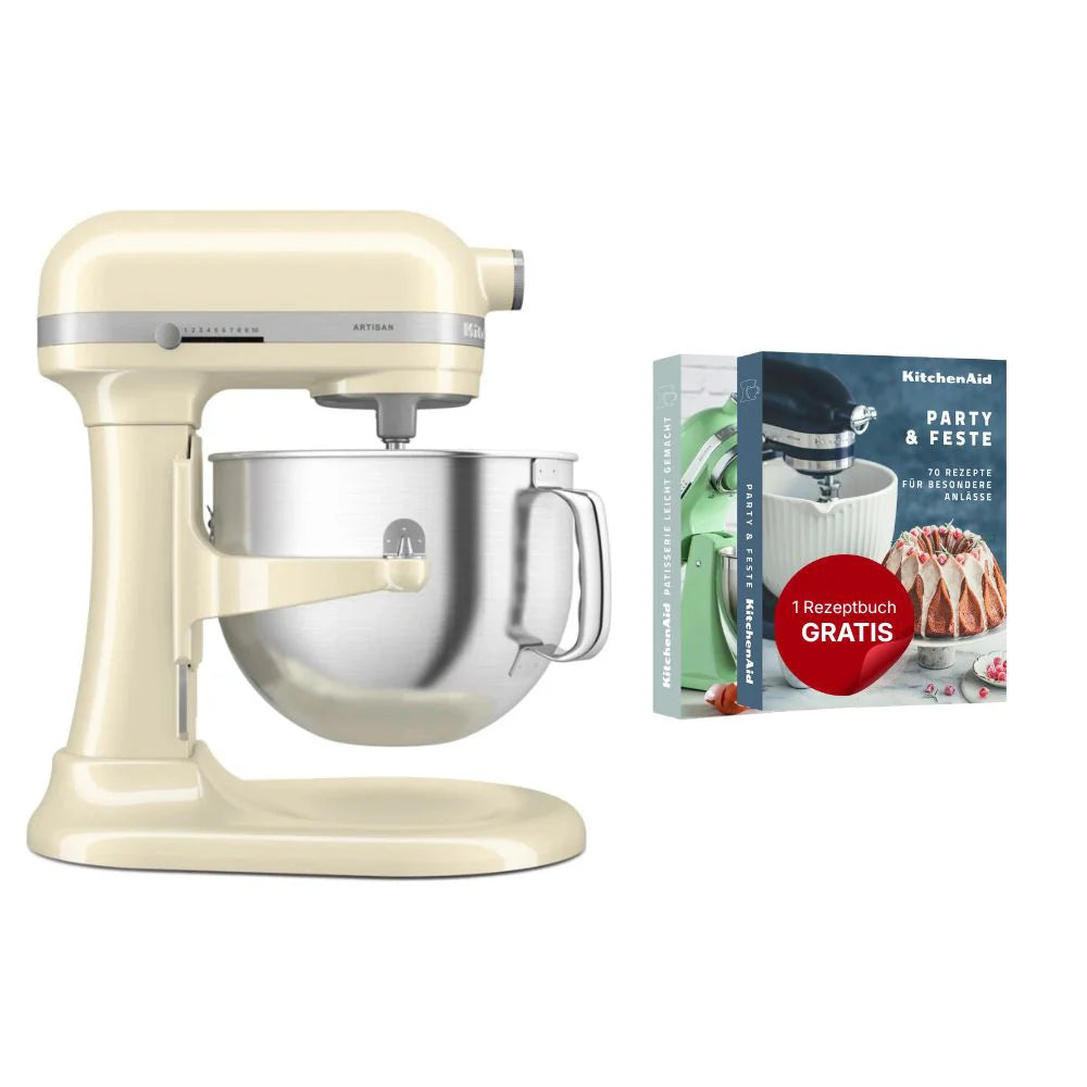KitchenAid Küchenmaschine mit Schüsselheber 6,6 L Artisan 5KSM70SHX