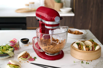 KitchenAid 4,8 L 5KSM175 Artisan Küchenmaschine Pastalover mit Nudelwalzen 3er- Set