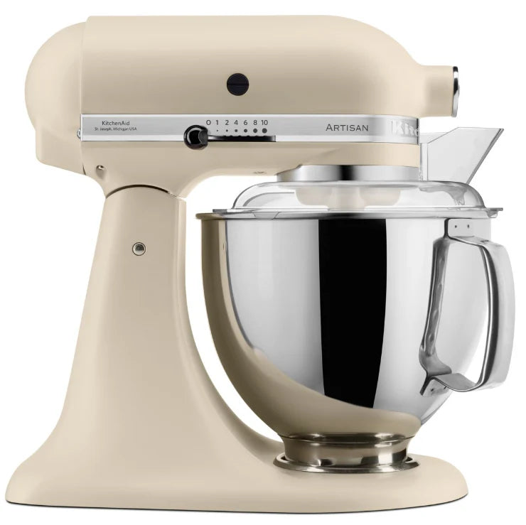 KitchenAid 4,8 L 5KSM175 Artisan Küchenmaschine Meatlover mit Ganzmetall- Fleischwolf und Spritzgebäckvorsatz