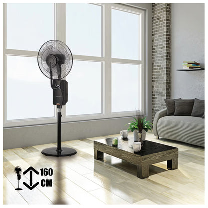 MAUK 16" Ventilator mit Sprüh - Nebel - Kühlung 80W