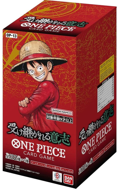 One Piece Card Game OP-13 „Carrying on His Will“ - Booster Display - Japanisch