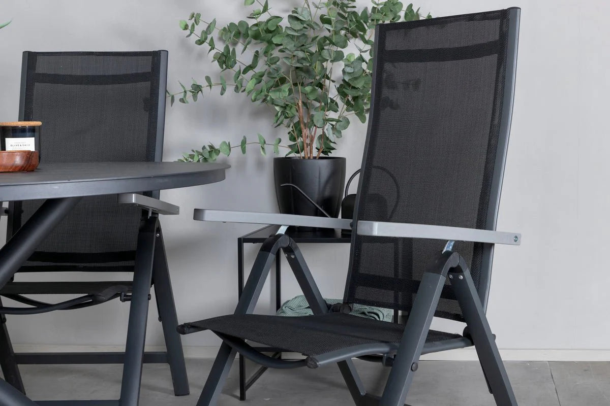 2er Set - Gartenstuhl Montenegro aus Textilene/Aluminium