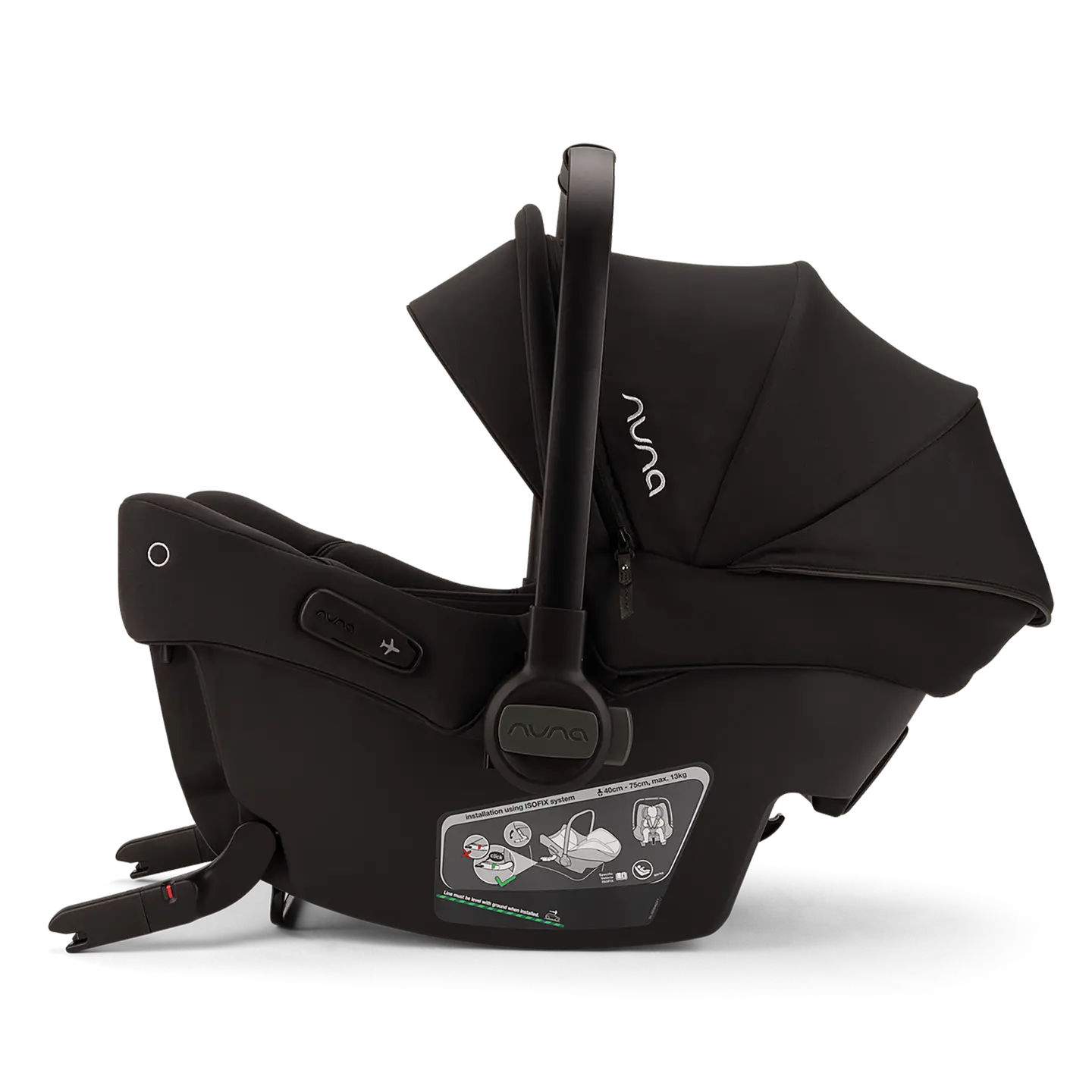 B-Ware Nuna Pipa Urbn Babyschale Autositz Kindersitz Caviar Integriertem Isofix System