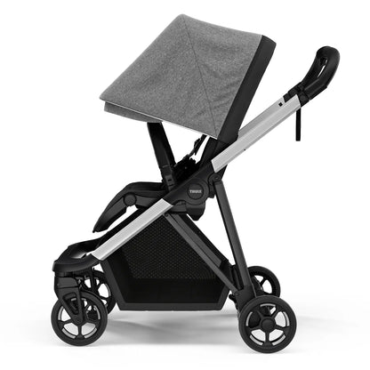B-Ware Thule Sportwagen Buggy Shine Aluminium Grey Melange Umsetzbare Sitzeinheit