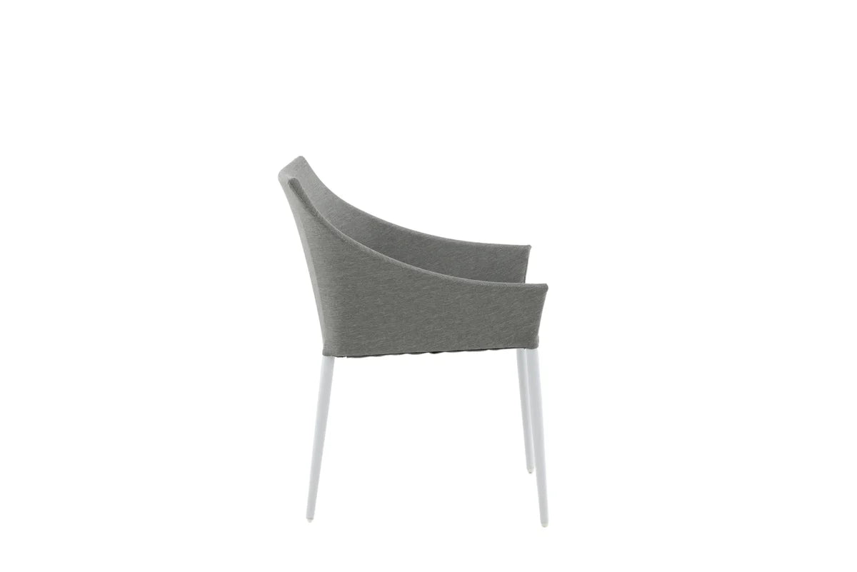 2er Set - Gartenstuhl Sophia aus Aluminium/Polyester