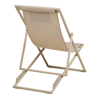 Gartenstuhl/Strandstuhl Solento – klappbar mit 4-fach verstellbarer Rückenlehne