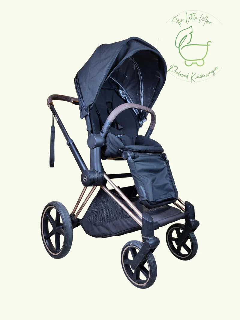 Cybex - Priam Kombikinderwagen (Sportsitz) - Schwarz in gutem Zustand
