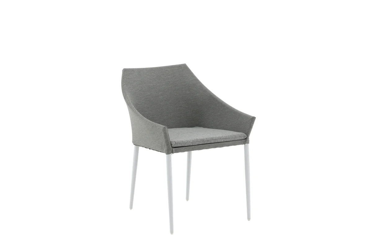 2er Set - Gartenstuhl Sophia aus Aluminium/Polyester