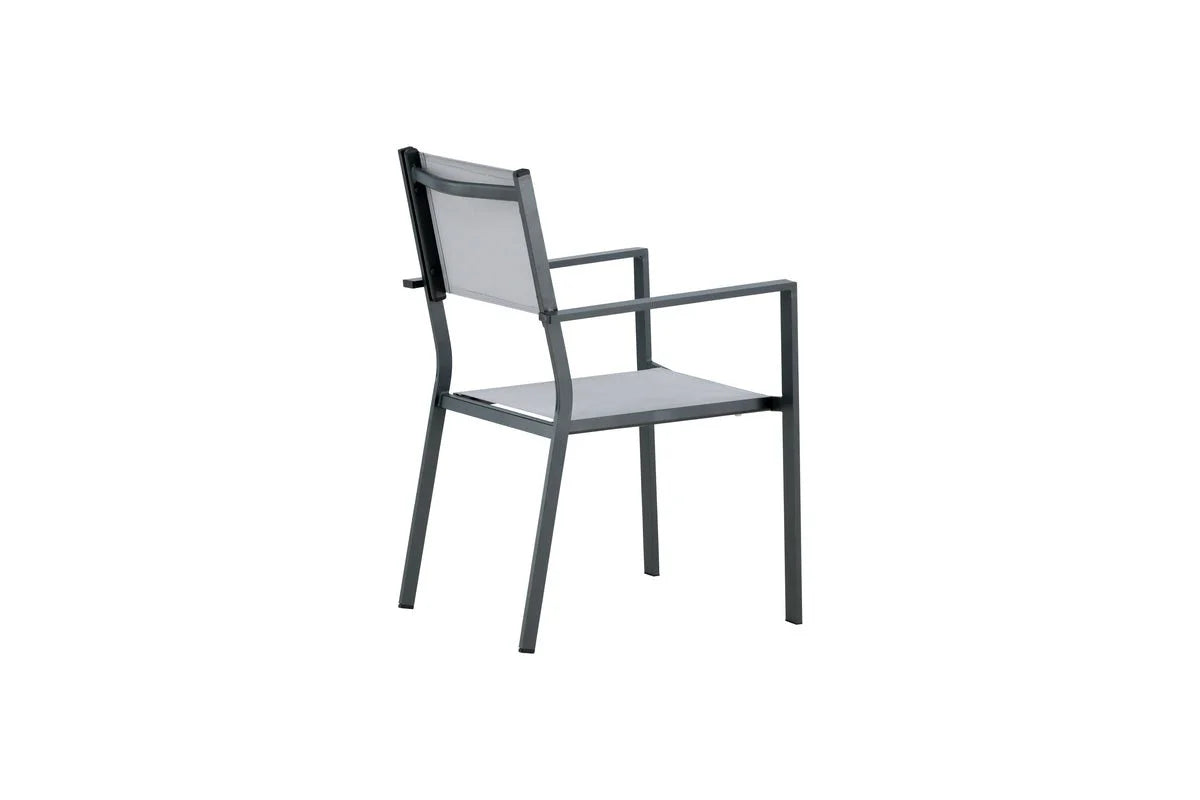2er Set - Gartenstuhl Karibik aus Aluminium/Textilene