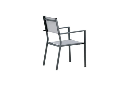 2er Set - Gartenstuhl Karibik aus Aluminium/Textilene