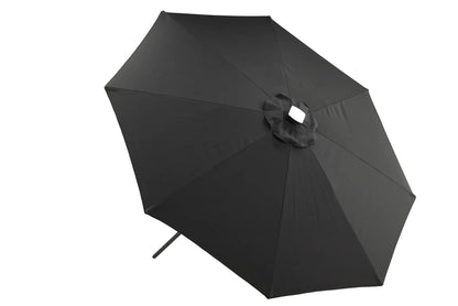 Sonnenschirm Lightning – Ø270 cm in wahlweise Schwarz oder Grau