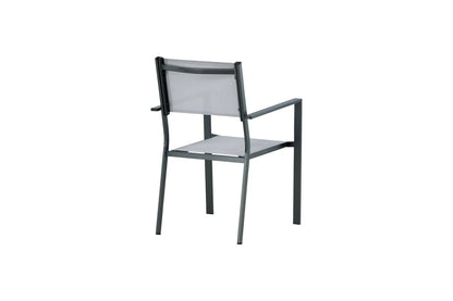 2er Set - Gartenstuhl Karibik aus Aluminium/Textilene